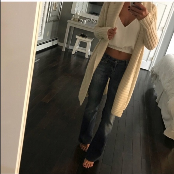 BCBGMaxAzria Sweaters - BCBGMaxazria cream color cardigan size XS